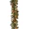 9ft. Pre-Lit Crestwood® Spruce Garland with Silver Bristle, Cones, Red Berries and Glitter with 50 Clear Lights